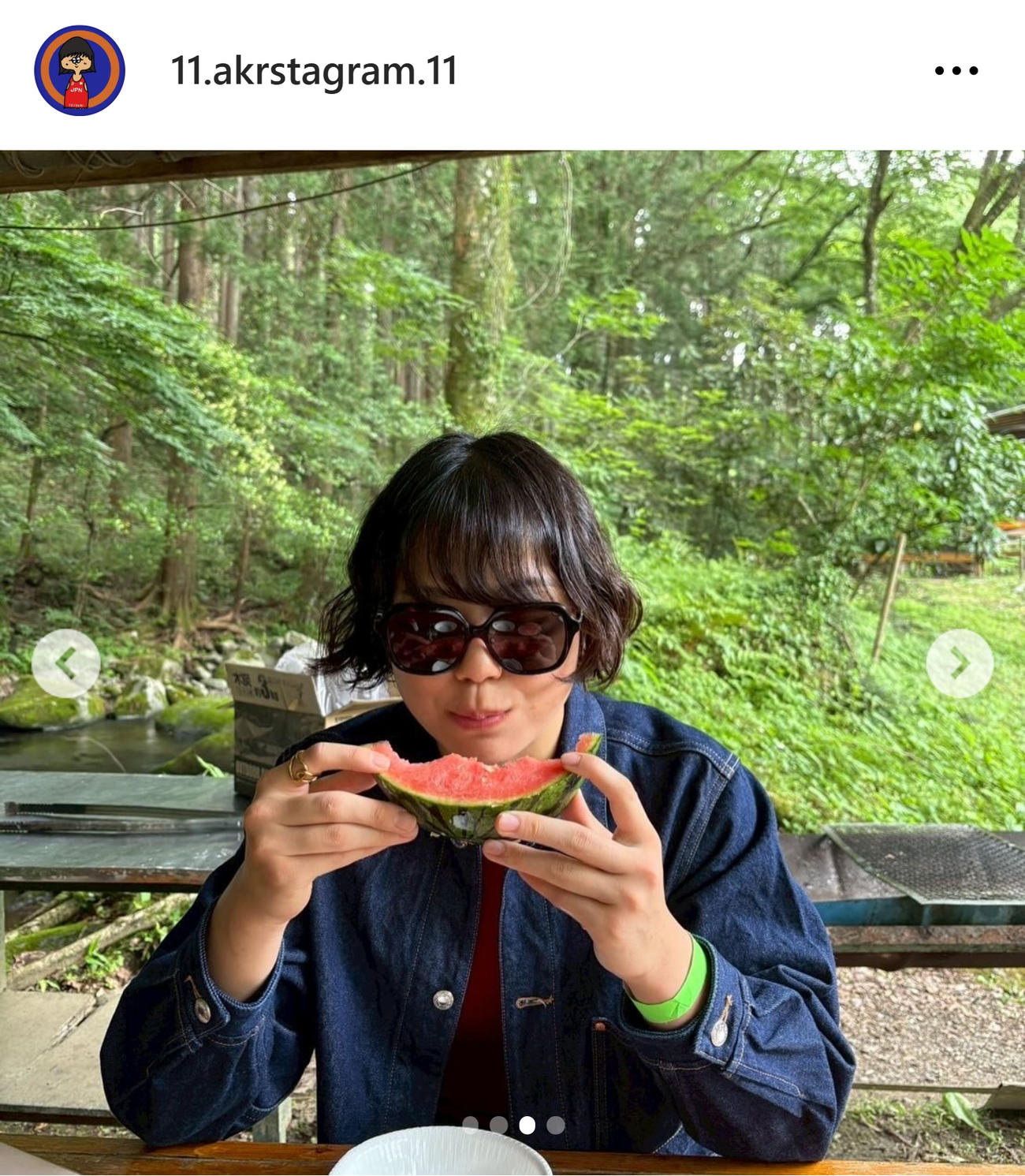 藤波朱理のインスタグラムから