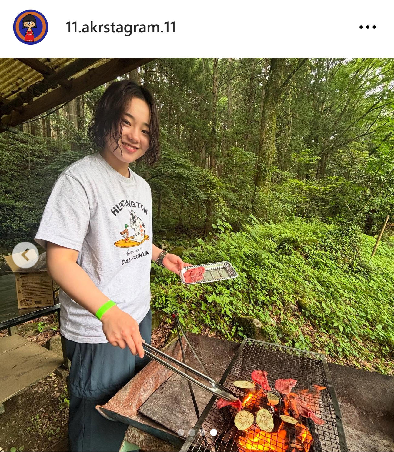 藤波朱理のインスタグラムから