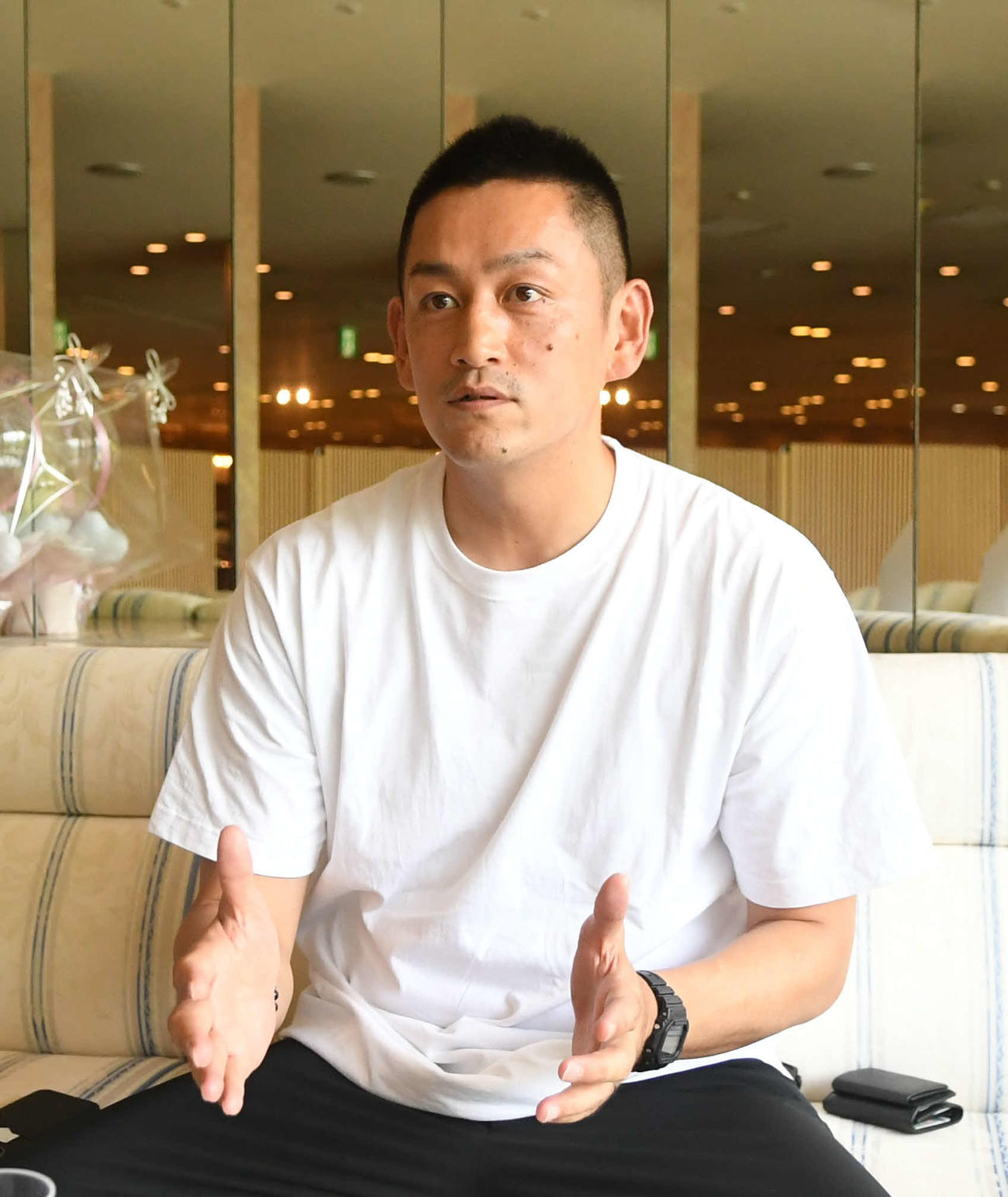 引退についての心境などを語る池田さん