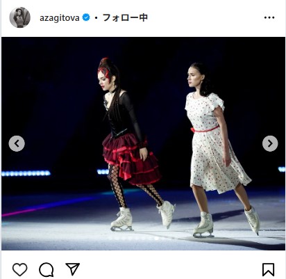 アリーナ・ザギトワのインスタグラムから