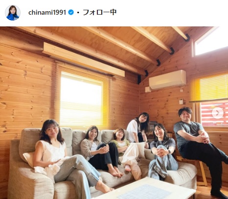 吉田知那美のインスタグラムから