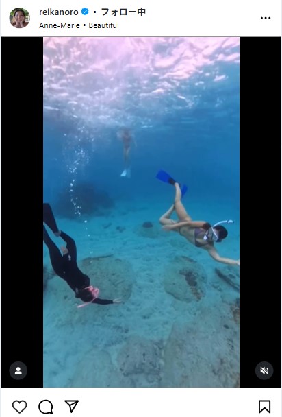 野呂玲花のインスタグラムから