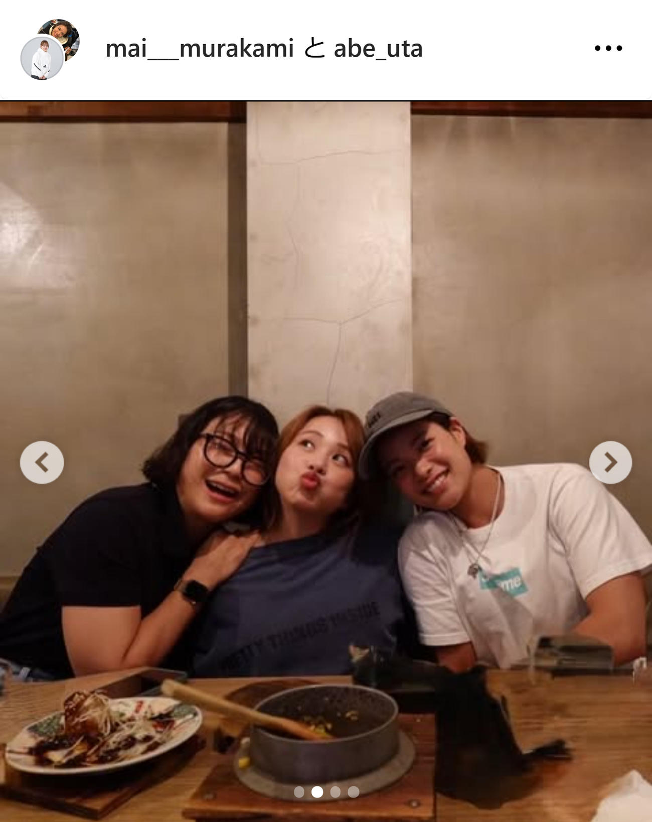 阿部詩のインスタグラムから
