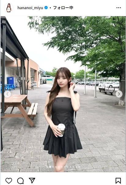 花乃衣美優のインスタグラムから