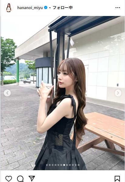 花乃衣美優のインスタグラムから