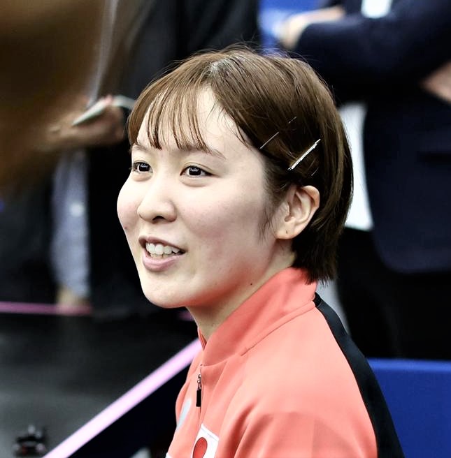 卓球女子シングルスの平野美宇（2025年5月撮影）