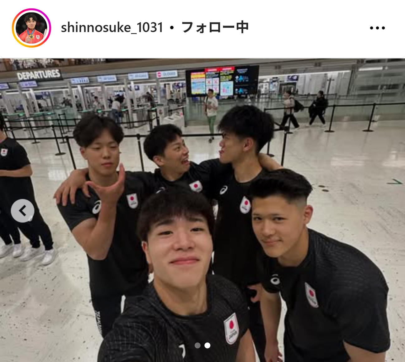 岡慎之助のインスタグラムから