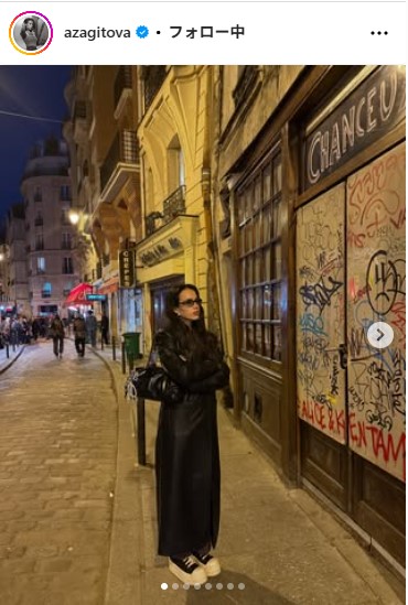 アリーナ・ザギトワのインスタグラムから