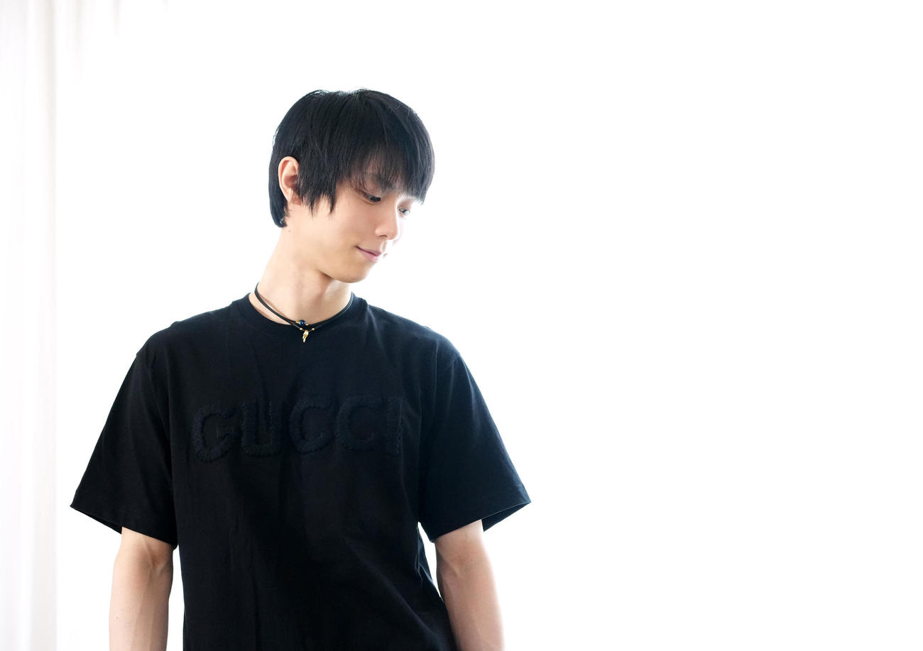 プロ転向から3周年を迎えた羽生結弦さん（撮影・江口和貴）