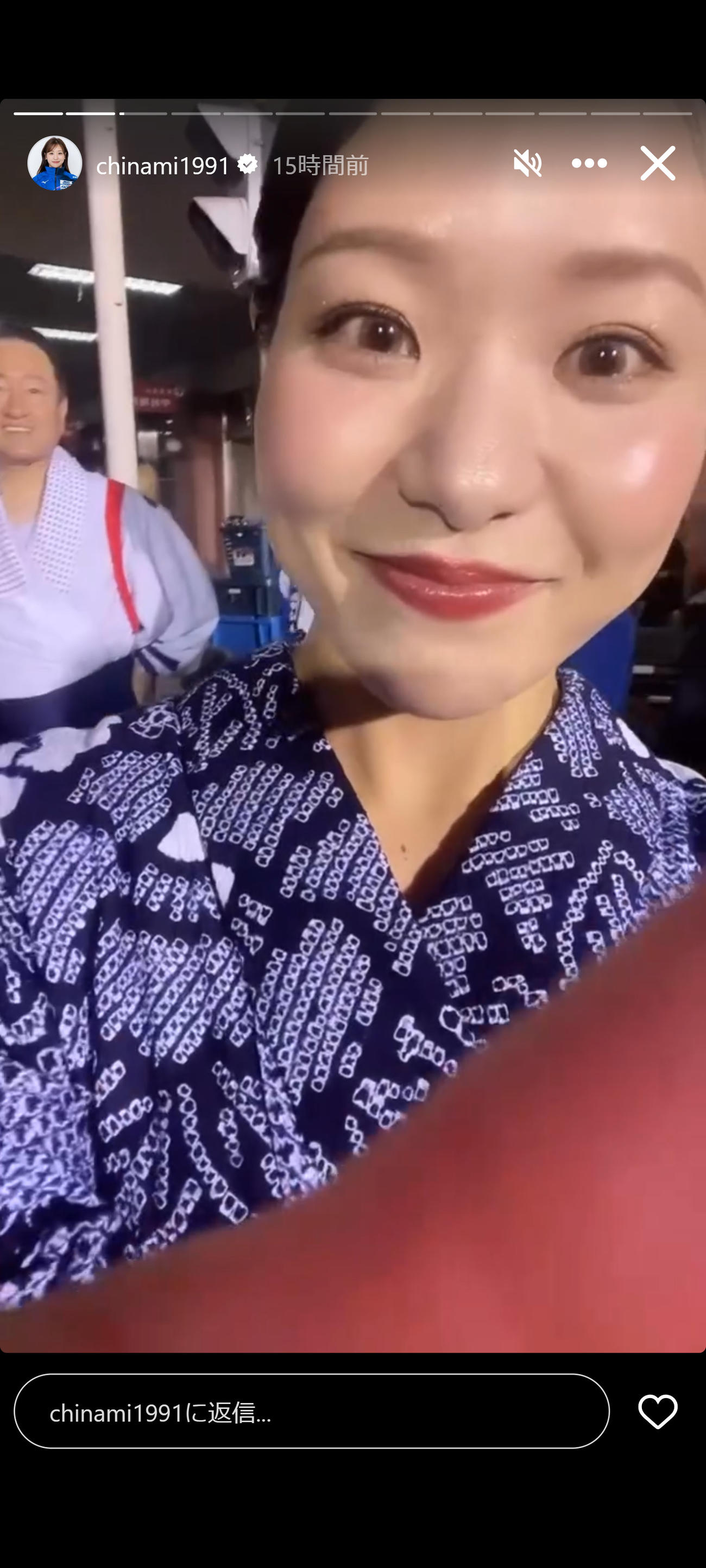 吉田知那美のインスタグラムから