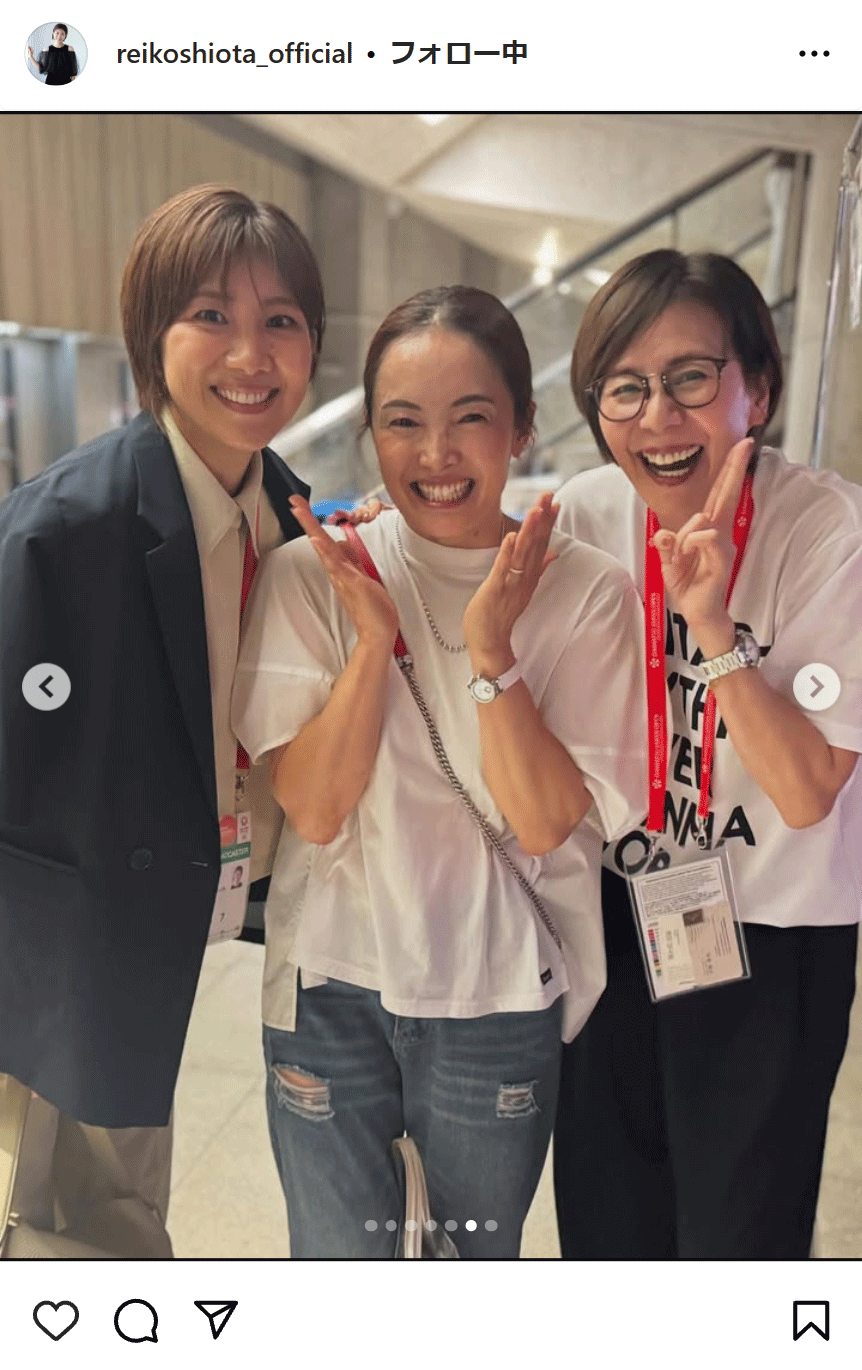 潮田玲子さんのインスタグラムから