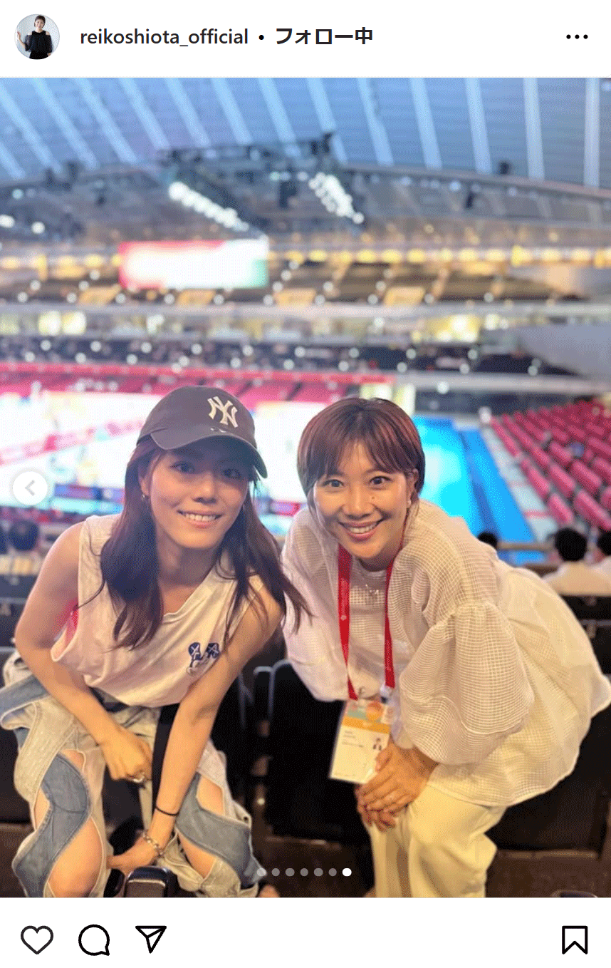 潮田玲子さんのインスタグラムから
