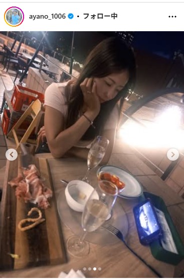 園田彩乃のインスタグラムから