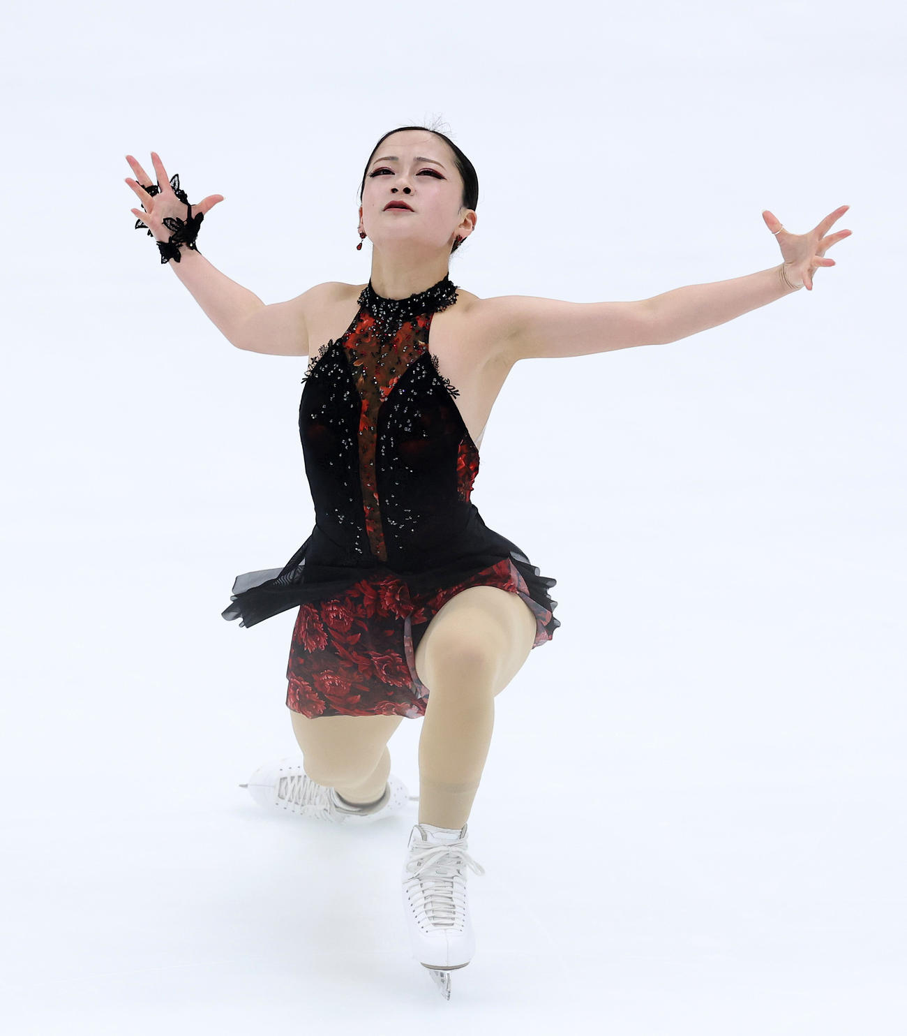 女子SPに臨む渡辺（撮影・鈴木正人）