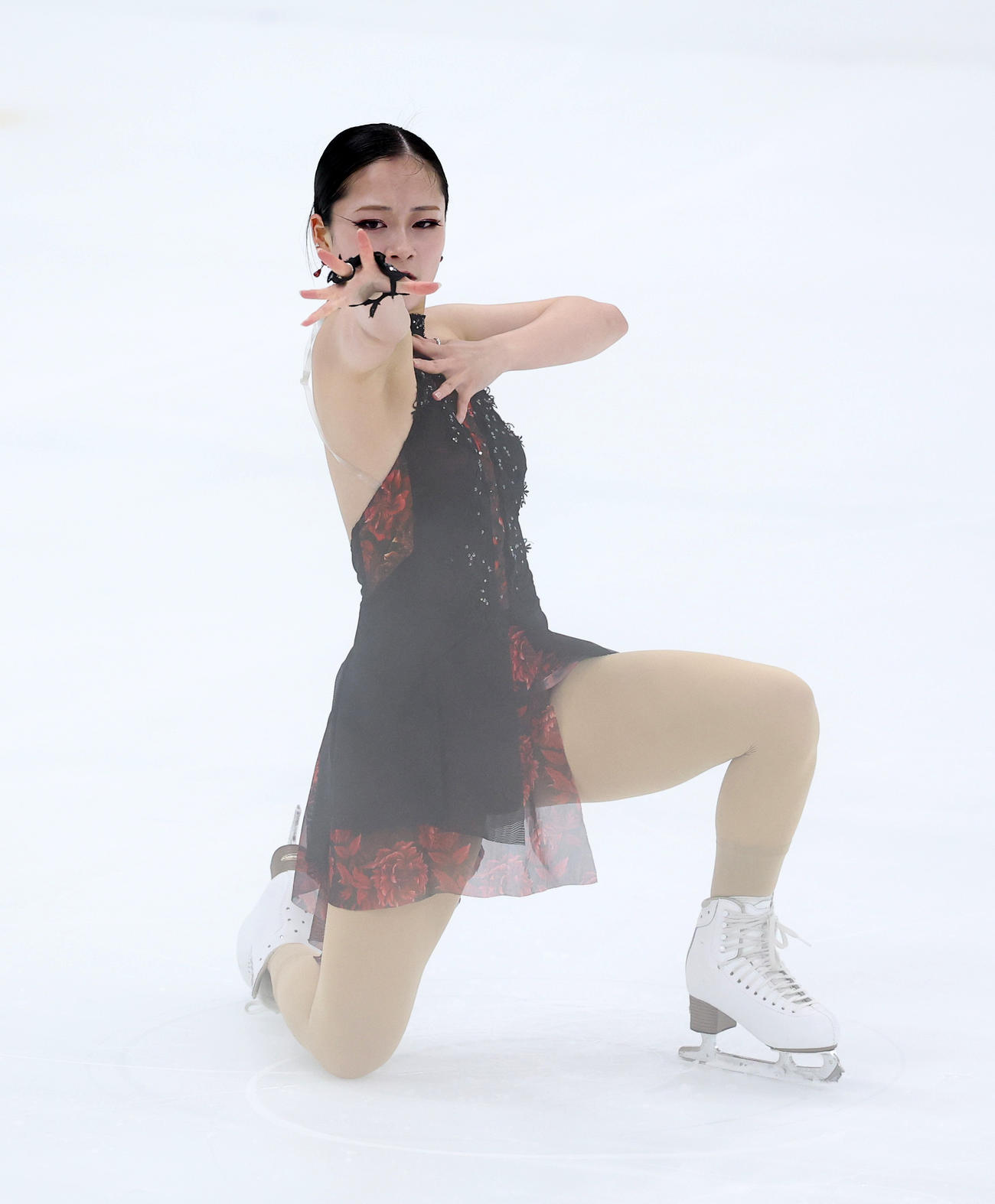 女子SPに臨む渡辺（撮影・鈴木正人）