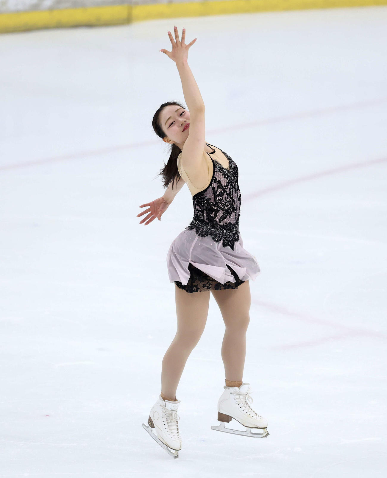 女子SPに臨む河辺（撮影・鈴木正人）