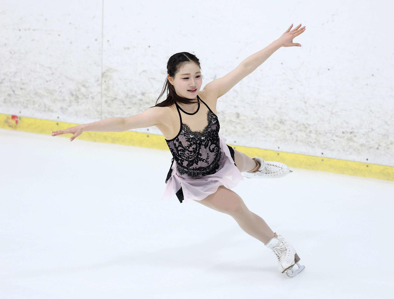 女子SPに臨む河辺（撮影・鈴木正人）