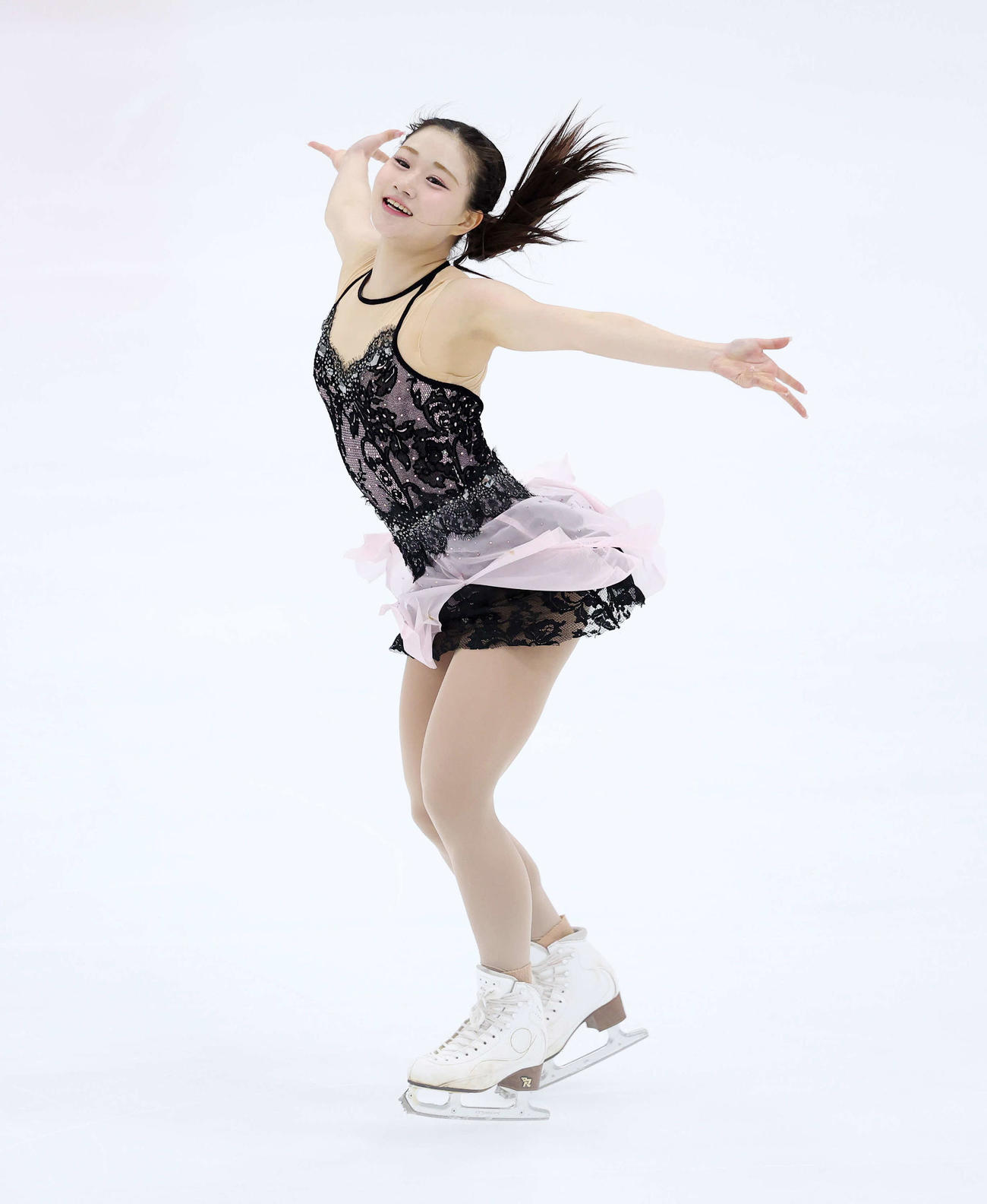 女子SPに臨む河辺（撮影・鈴木正人）