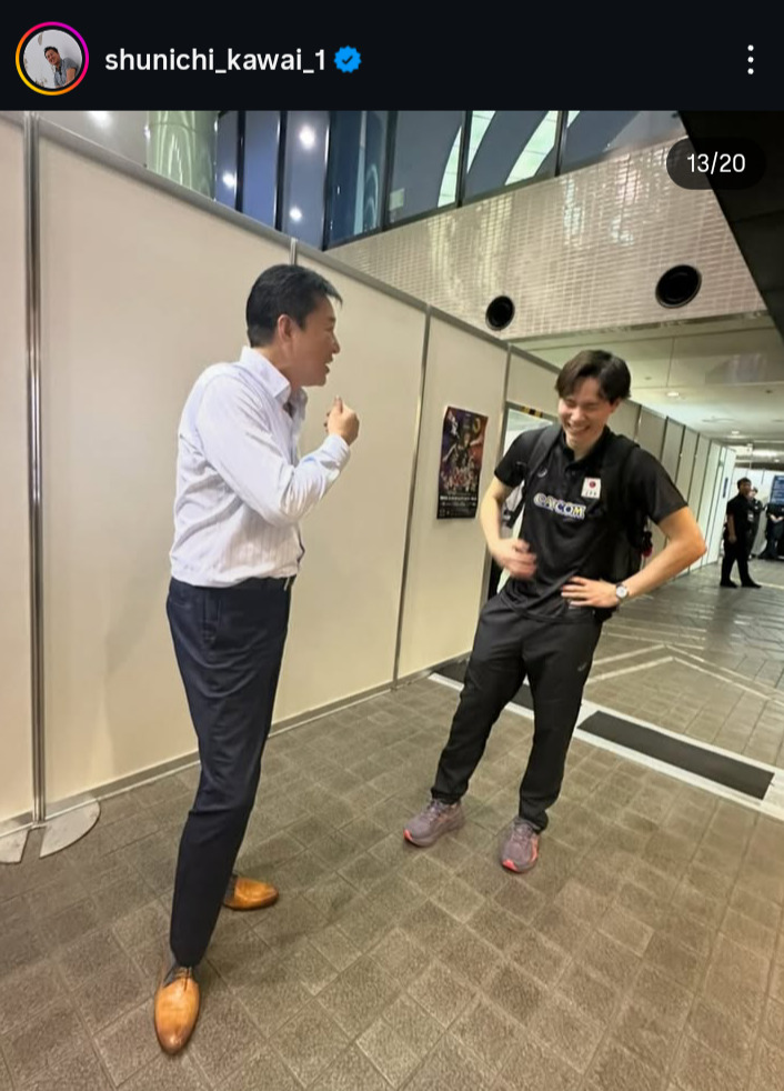 川合俊一会長のインスタグラムから