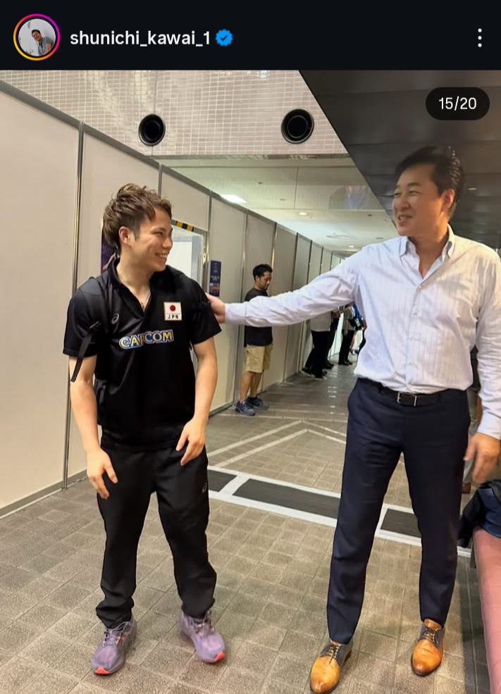 川合俊一会長のインスタグラムから