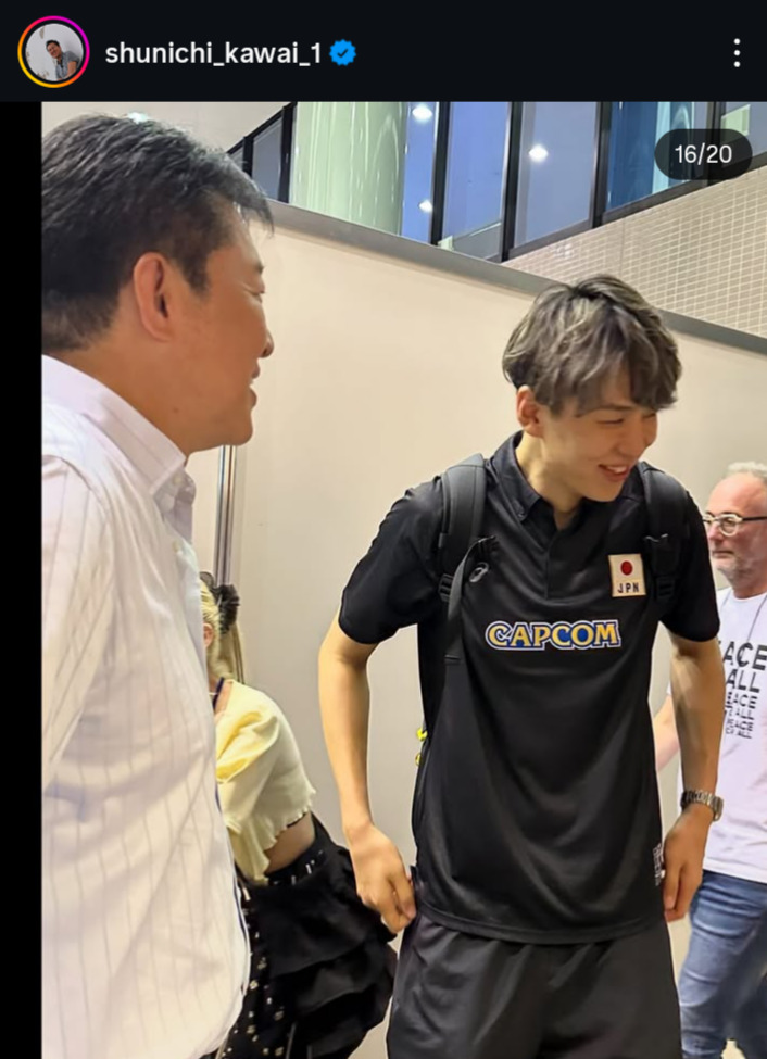 川合俊一会長のインスタグラムから