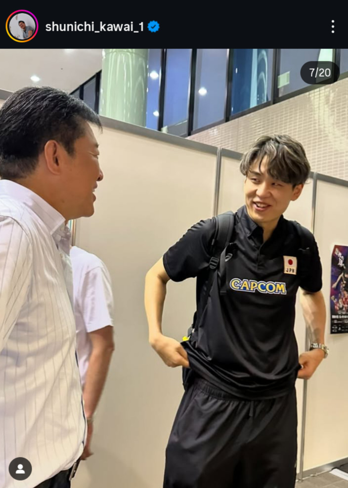 川合俊一会長のインスタグラムから