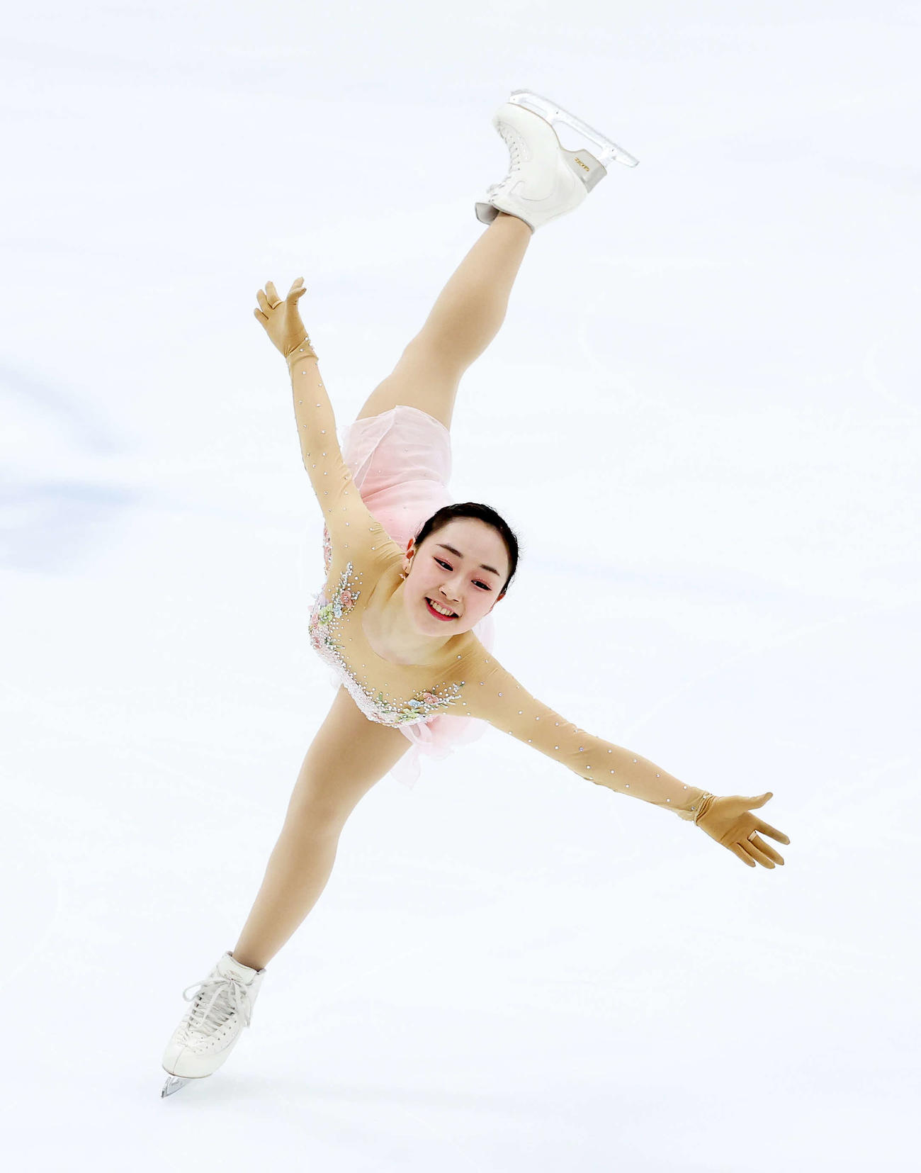 女子フリーに臨む松生（撮影・鈴木正人）