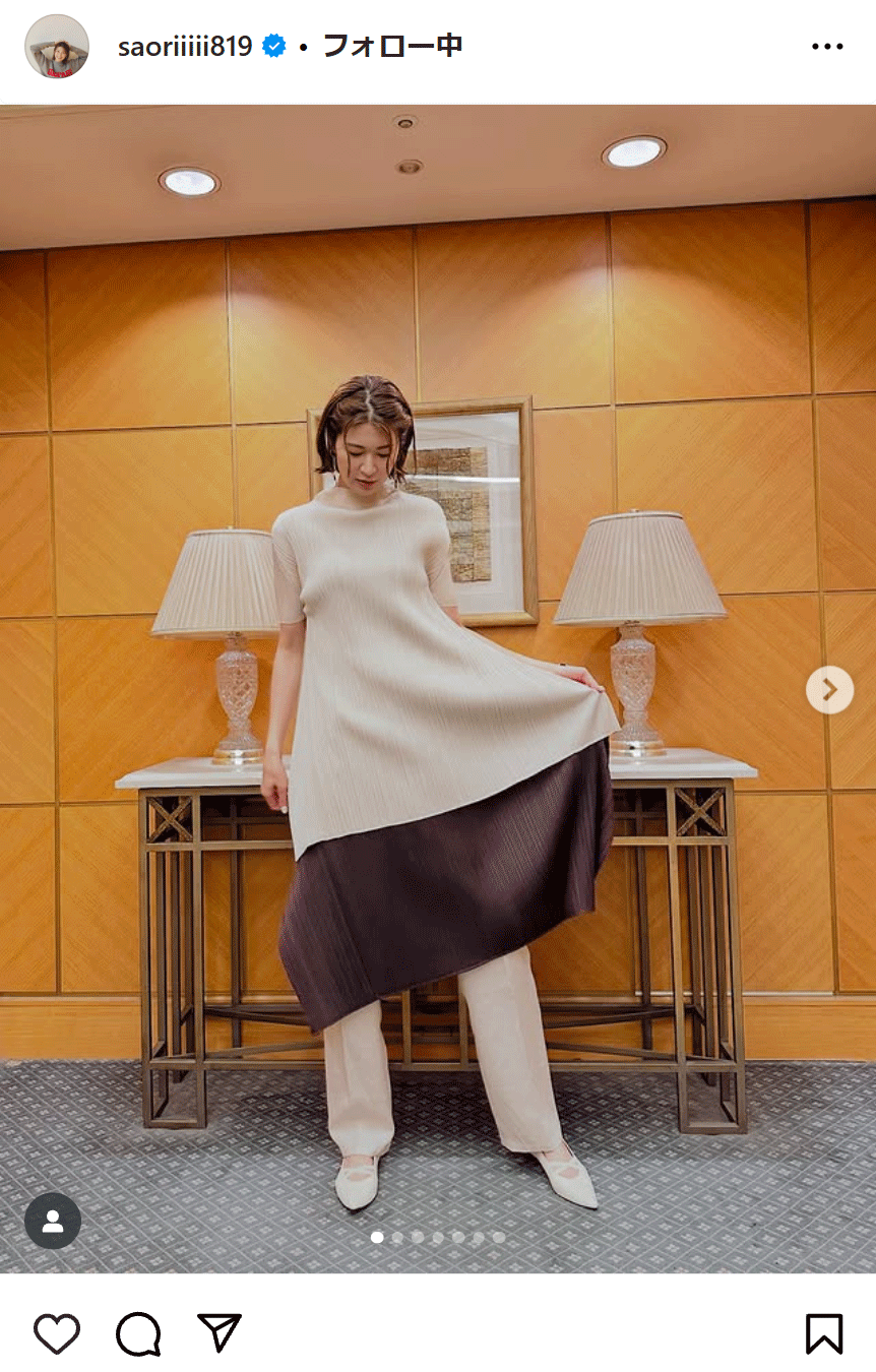 木村沙織のインスタグラムから