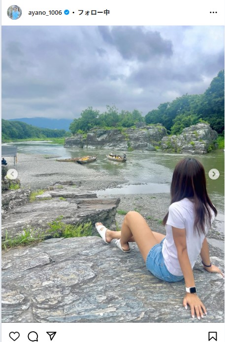 園田彩乃のインスタグラムから