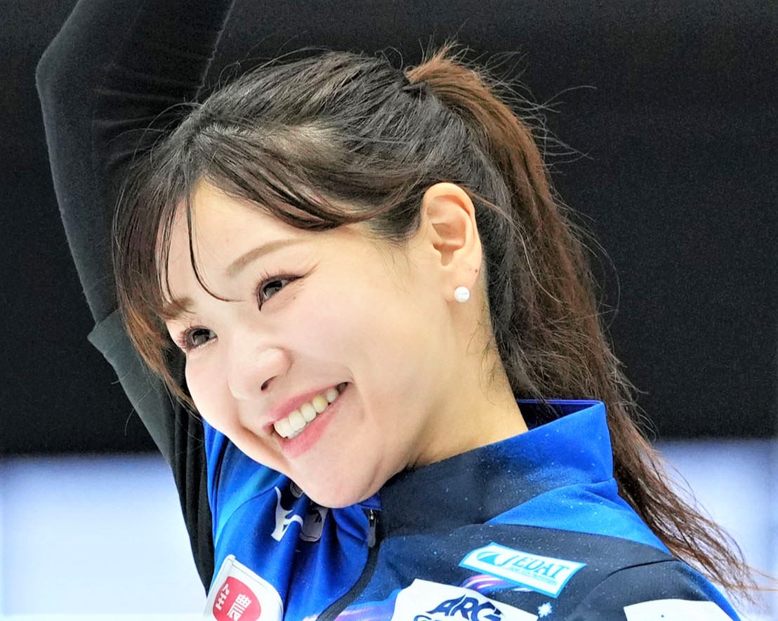 カーリング女子の吉田知那美（2025年2月）