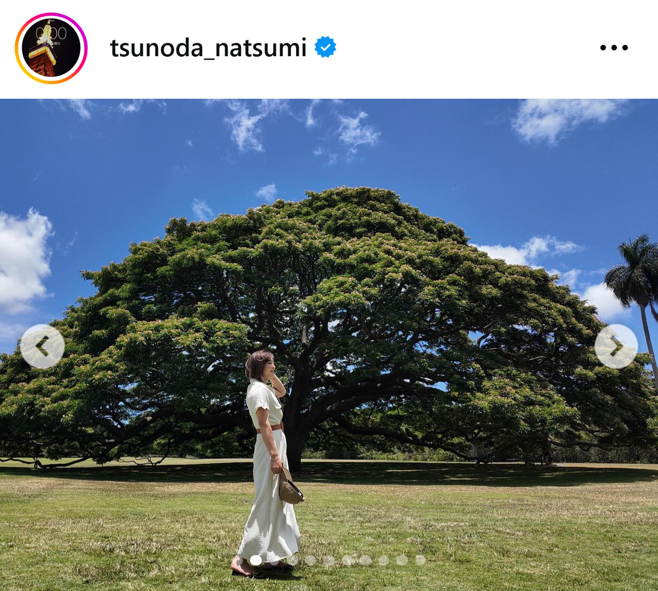 角田夏実のインスタグラムから