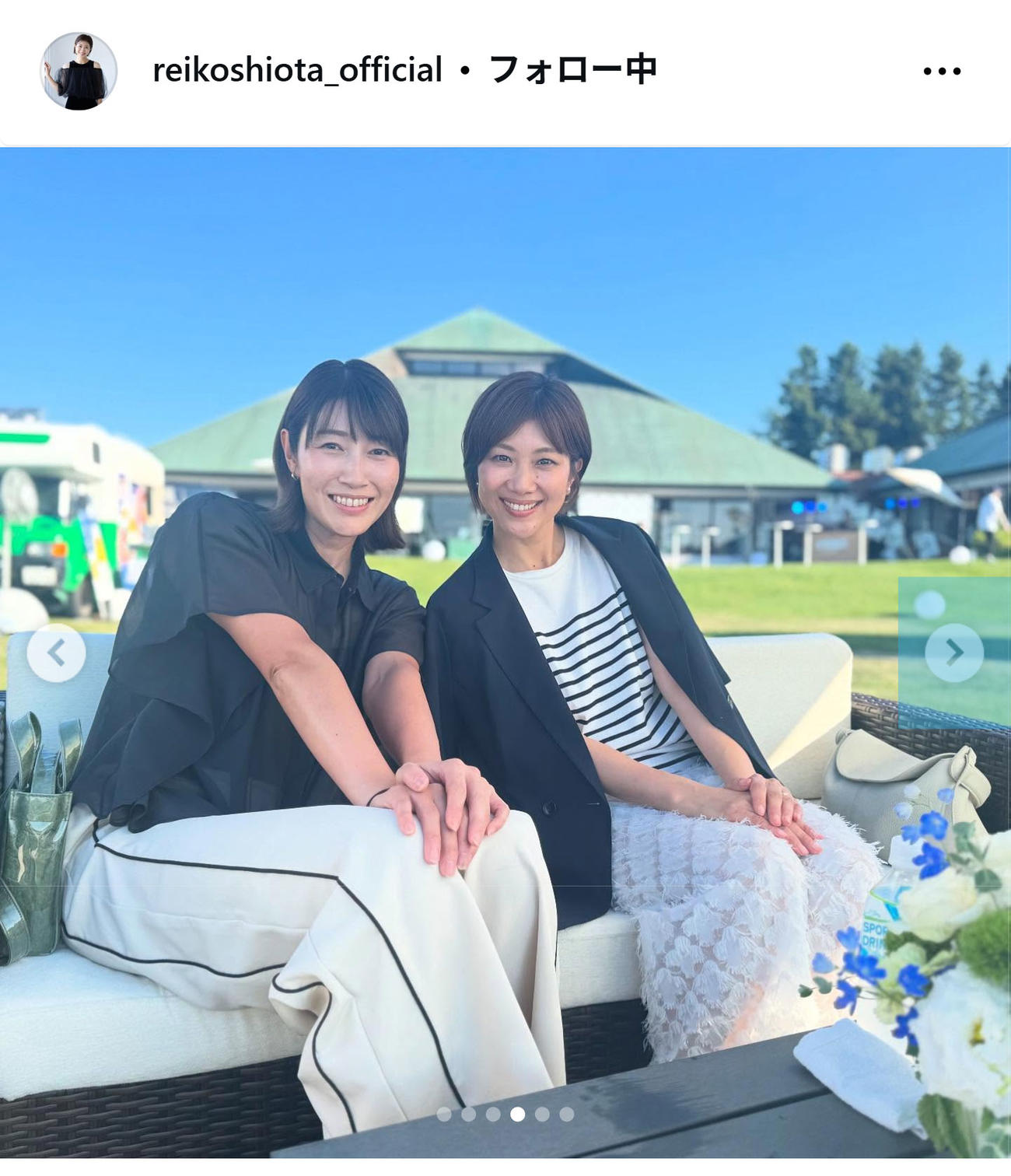 潮田玲子さんのインスタグラムから