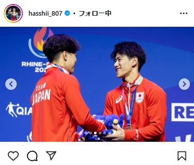 橋本大輝のインスタグラムから