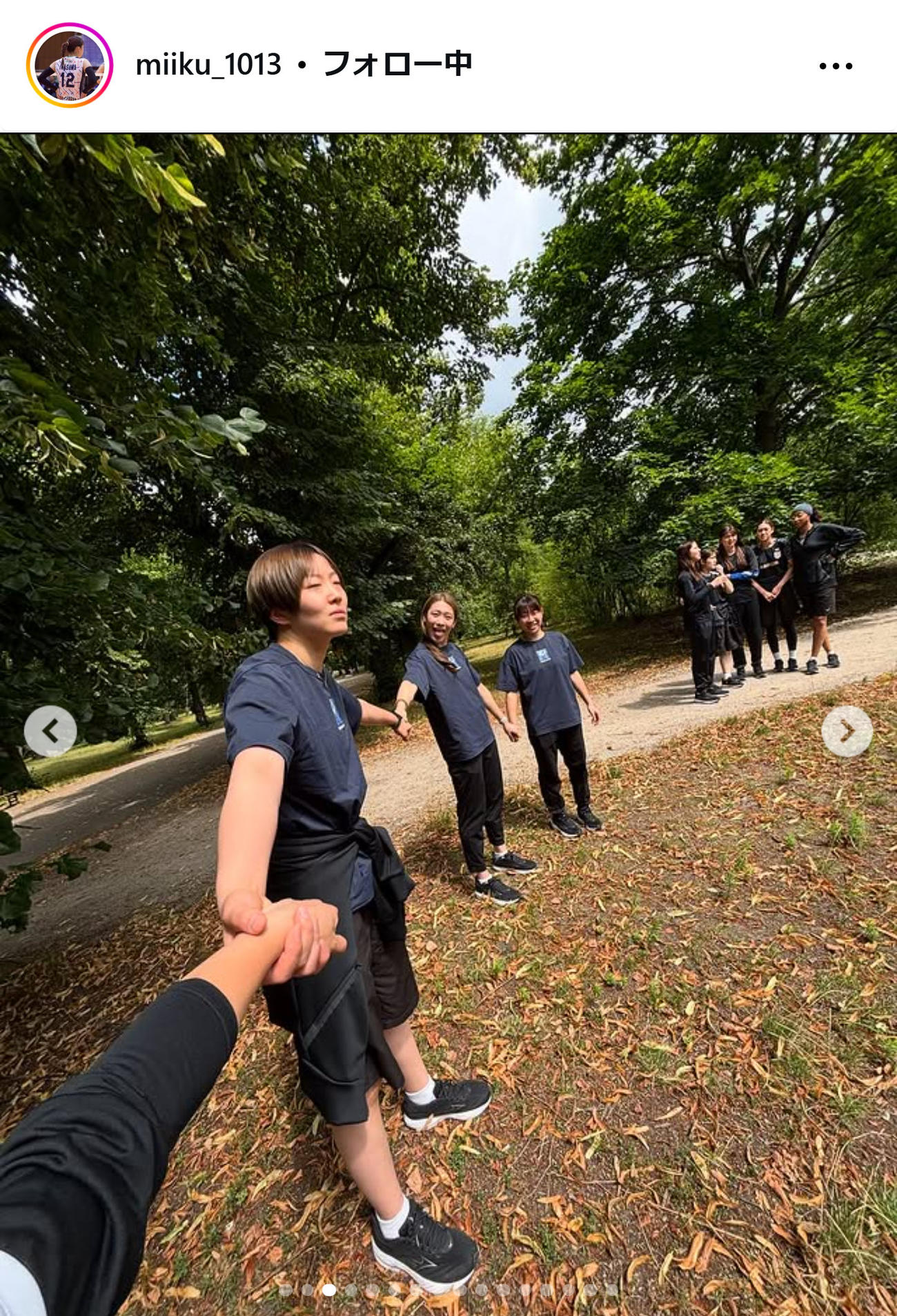 岩沢実育のインスタグラムから