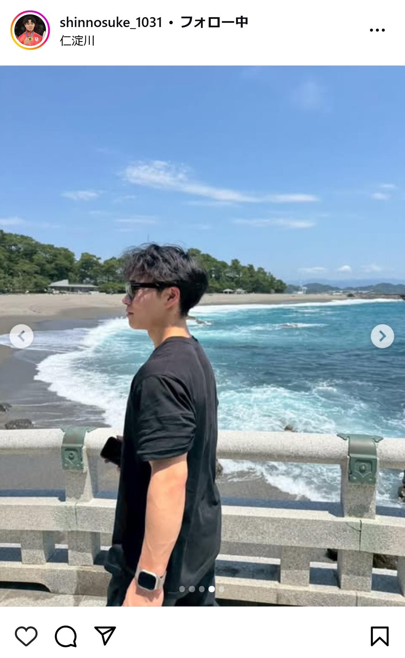 岡慎之介のインスタグラムから