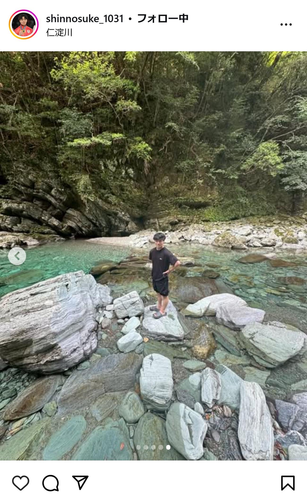 岡慎之介のインスタグラムから