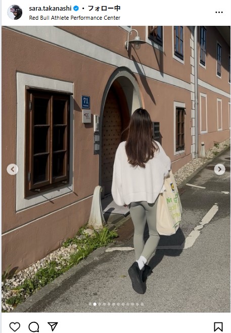 高梨沙羅のインスタグラムから