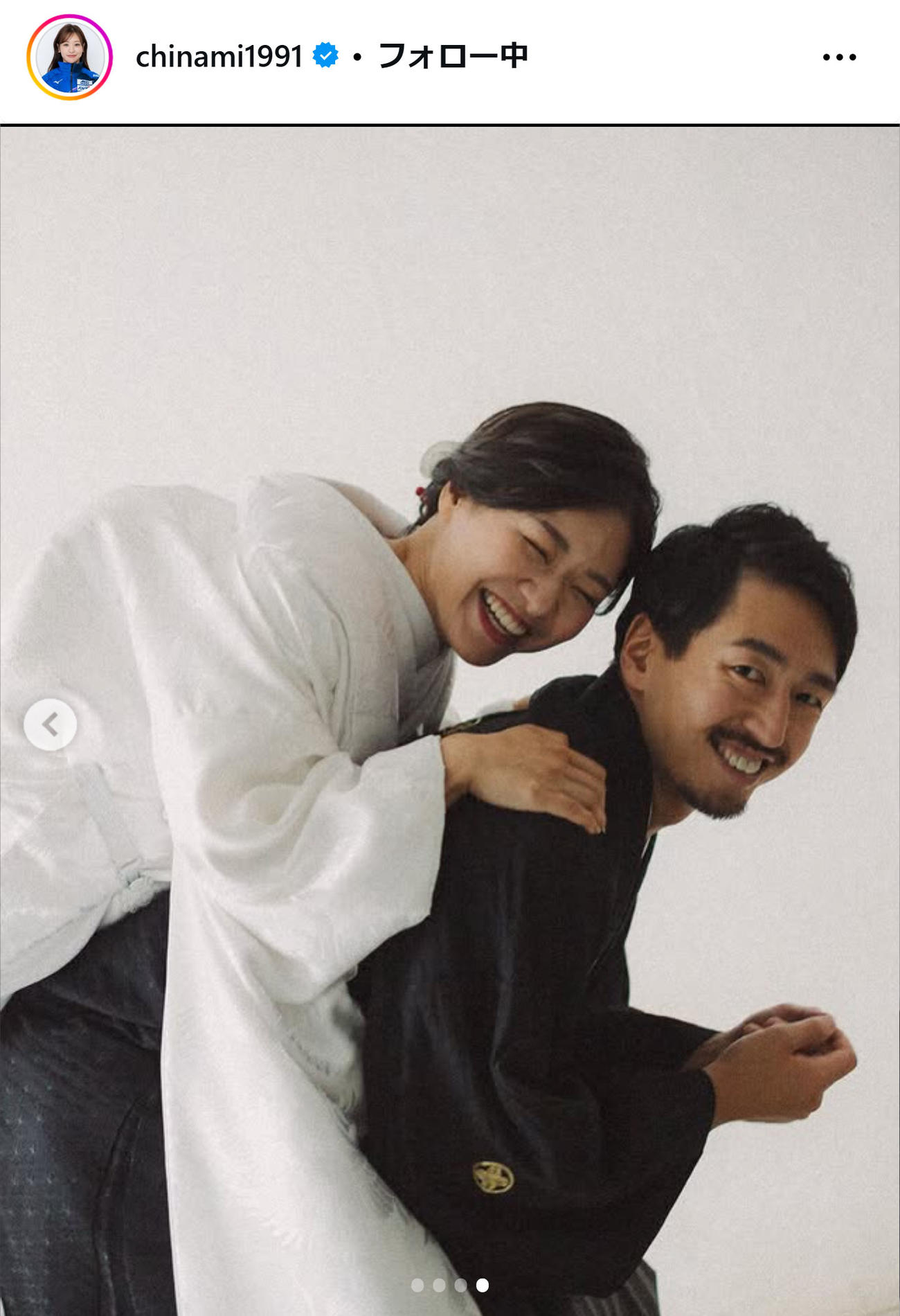 吉田知那美のインスタグラムから