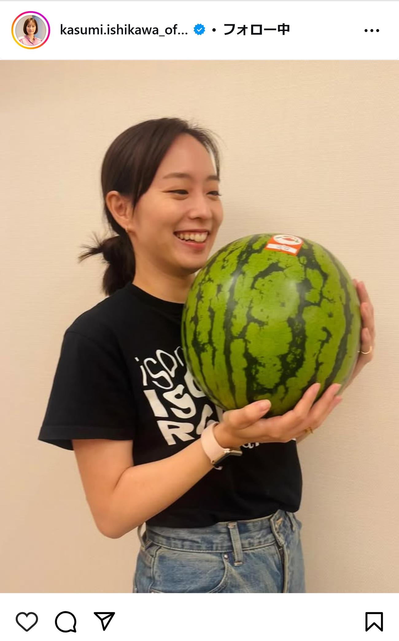 石川佳純さんのインスタグラムから