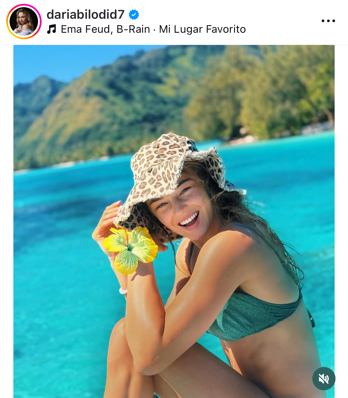 ダリア・ビロディドのインスタグラムから