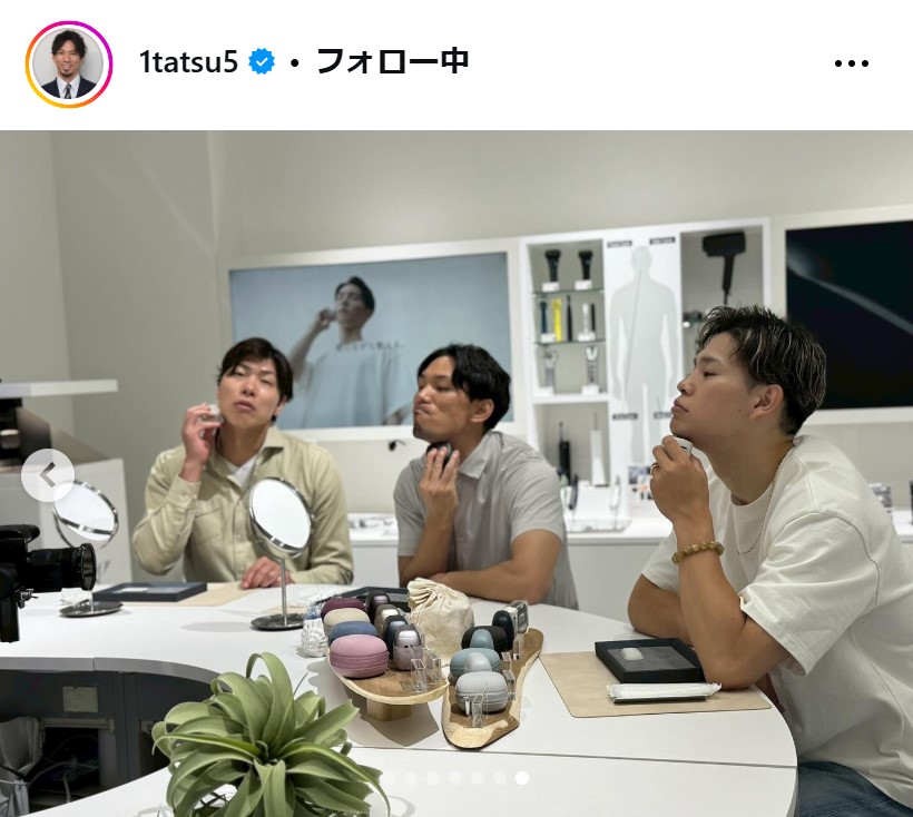 福澤達哉氏のインスタグラムから