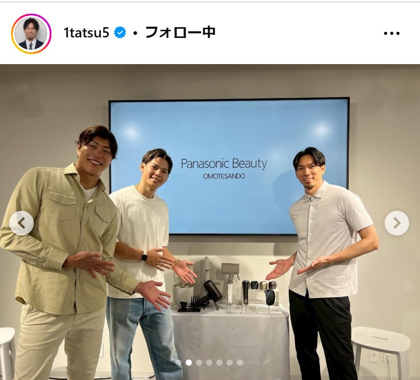 福澤達哉氏のインスタグラムから