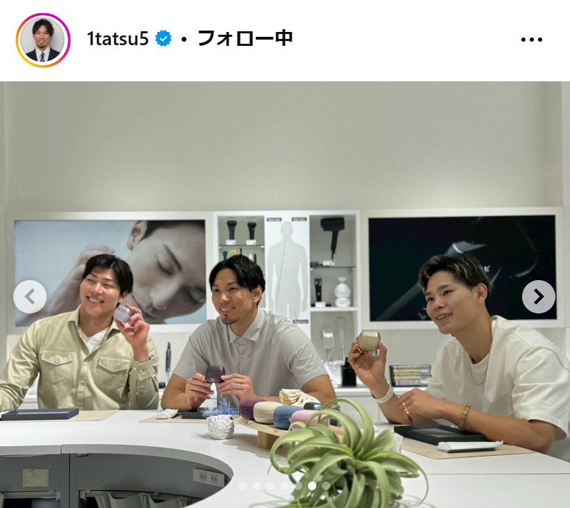 福澤達哉氏のインスタグラムから
