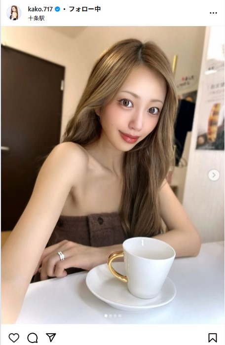 央川かこのインスタグラムから