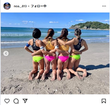 衣笠乃愛のインスタグラムから