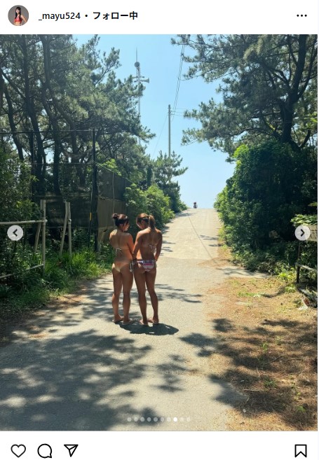 菊地真結のインスタグラムから