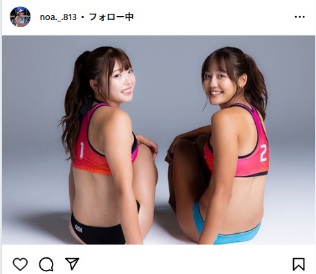 衣笠乃愛のインスタグラムから