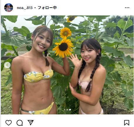 衣笠乃愛のインスタグラムから