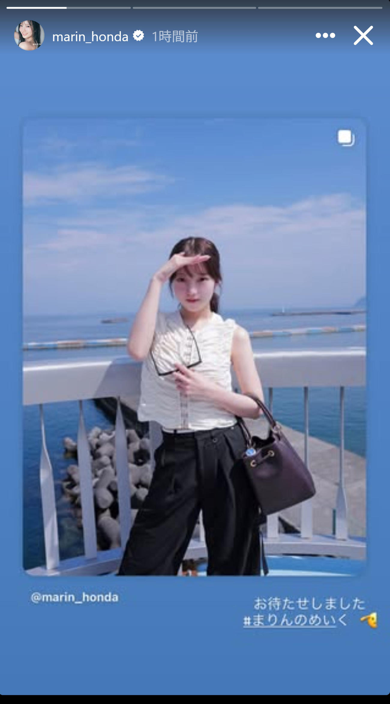 本田真凜さんのインスタグラムから