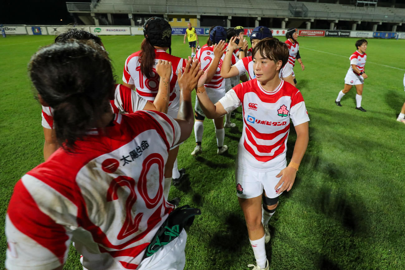 イタリアに敗れた日本代表（C）JRFU